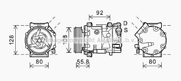 AVA QUALITY COOLING Kompresors, Gaisa kond. sistēma CNK282